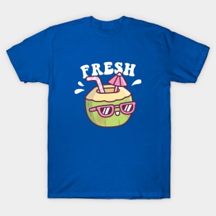 Cute Fresh Coconut Water Umbrella T-Shirt